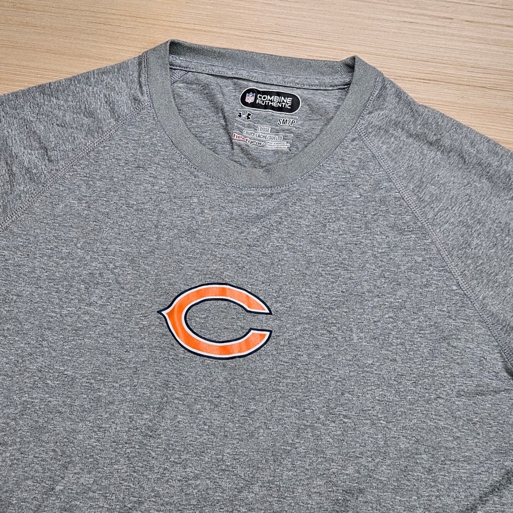 Chicago Bears Under Armour Men S Gray NFL Combine Authentic HeatGear 1288430UA